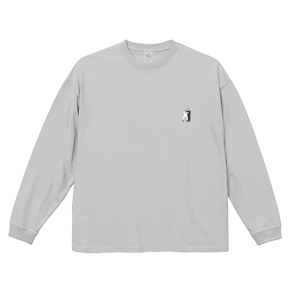 【錦鯉の人生五十年】ビッグシルエットロングスリーブTシャツ(受注製造)-GERA公式グッズ