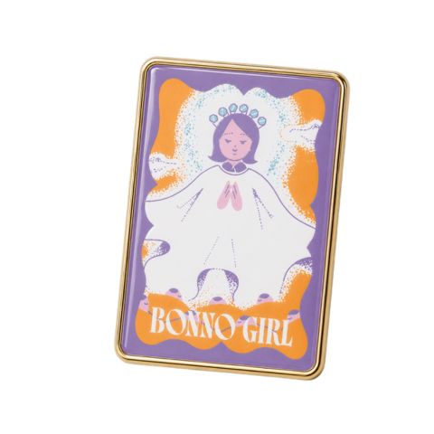 【吉住の聞かん坊な煩悩ガール】(受注生産)BONNO GIRL ピンバッジ