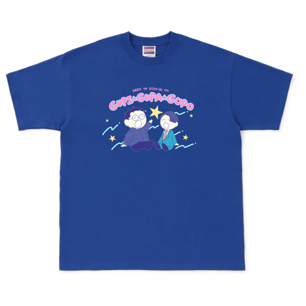 【春とヒコーキのグピ☆グパ☆グポ】ビッグシルエットヘビーウェイトTシャツ（受注製造）-GERA公式グッズ
