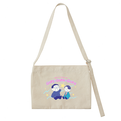 【春とヒコーキのグピ☆グパ☆グポ】ビッグショルダーバッグ（受注製造）-GERA公式グッズ