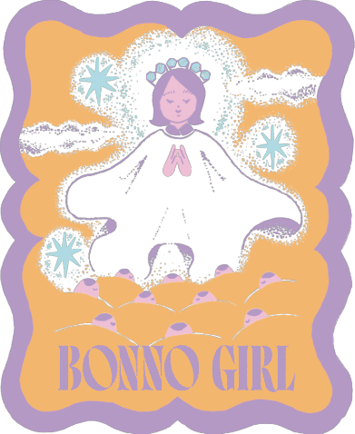 【吉住の聞かん坊な煩悩ガール】（受注生産）BONNO GIRL Tシャツ