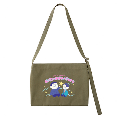 【春とヒコーキのグピ☆グパ☆グポ】ビッグショルダーバッグ（受注製造）-GERA公式グッズ