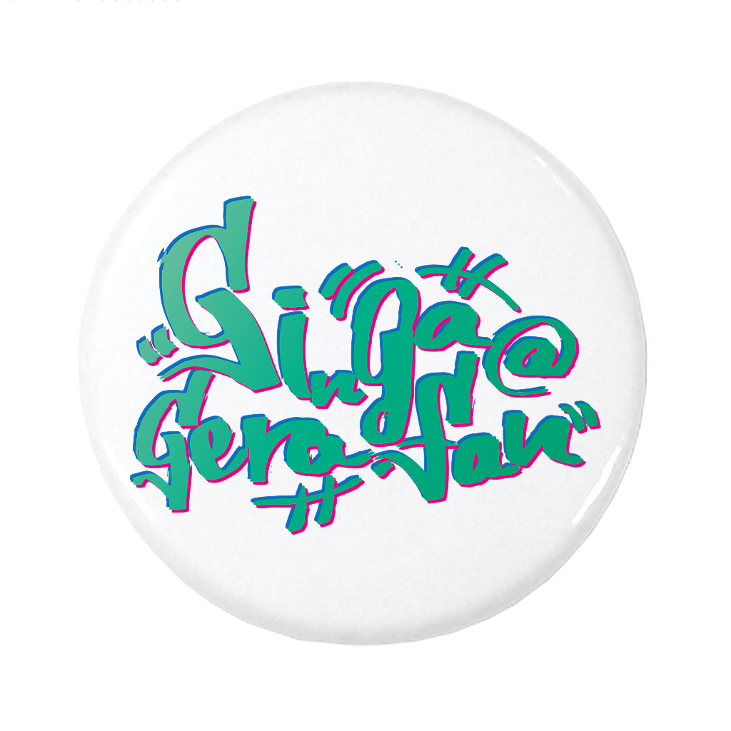 【ヤマトパンクスの銀河巡礼概論】缶バッチ_グラフィティ（受注製造）-GERA公式グッズ