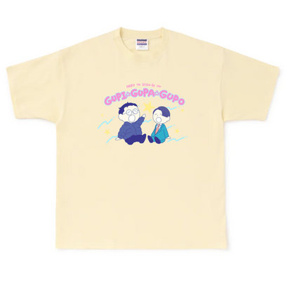 【春とヒコーキのグピ☆グパ☆グポ】ビッグシルエットヘビーウェイトTシャツ（受注製造）-GERA公式グッズ
