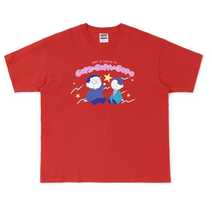 【春とヒコーキのグピ☆グパ☆グポ】ビッグシルエットヘビーウェイトTシャツ（受注製造）-GERA公式グッズ