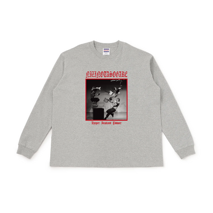 【虹の黄昏の超絶バイーンラジオS】ビッグシルエットロングスリーブTシャツ（受注製造）-GERA公式グッズ