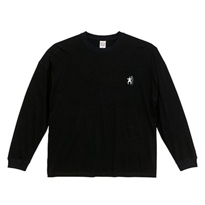 【錦鯉の人生五十年】ビッグシルエットロングスリーブTシャツ（受注製造）-GERA公式グッズ