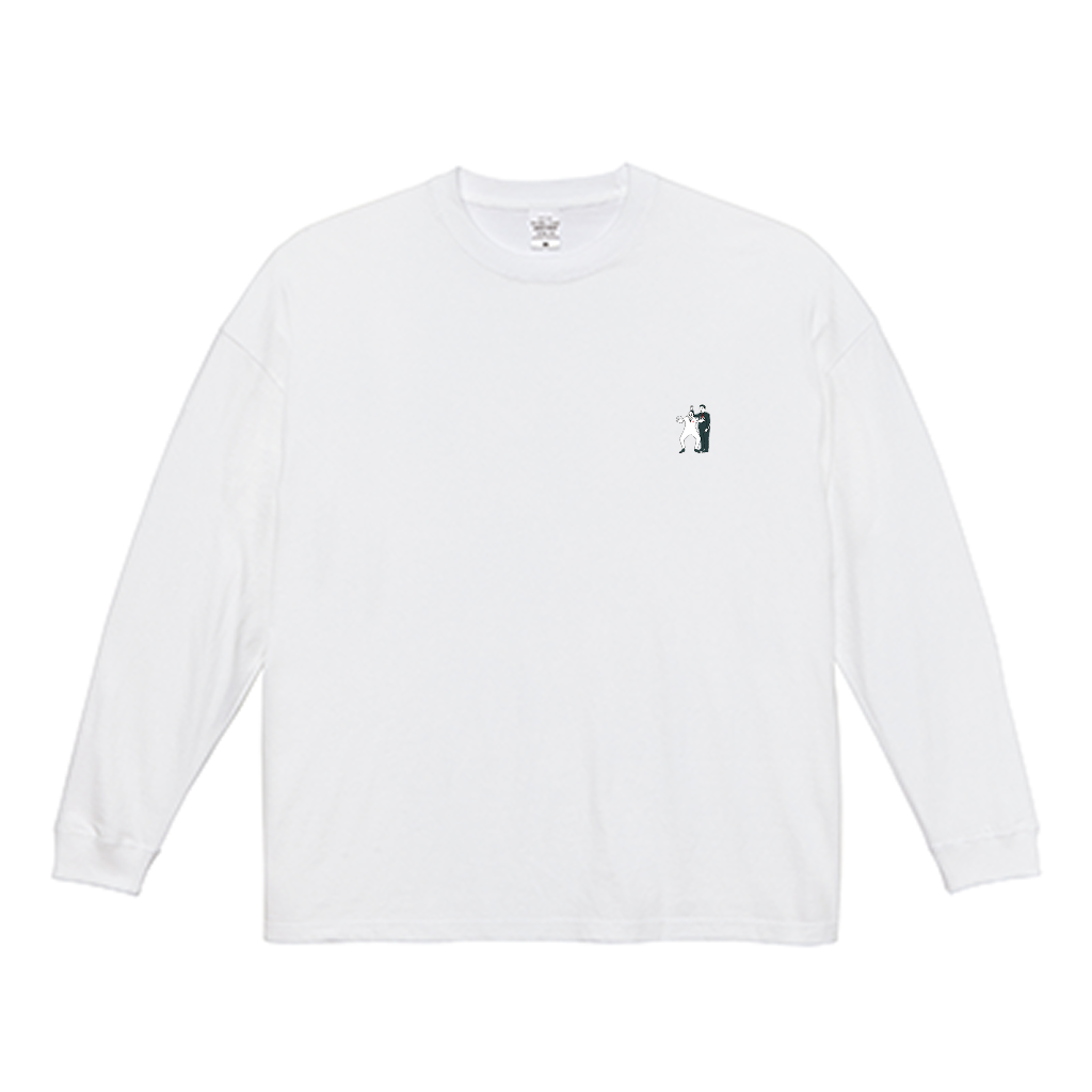 【錦鯉の人生五十年】ビッグシルエットロングスリーブTシャツ（受注製造）-GERA公式グッズ