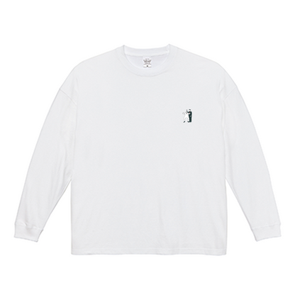 【錦鯉の人生五十年】ビッグシルエットロングスリーブTシャツ（受注製造）-GERA公式グッズ