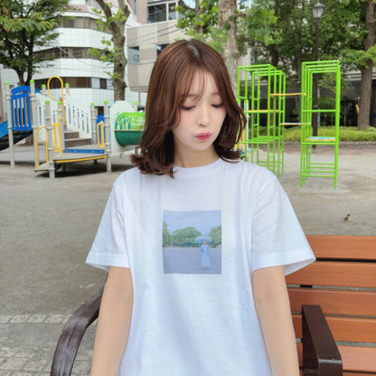 【阪口珠美のだいすこ日和】だいすこ日和Tシャツ（白ver）