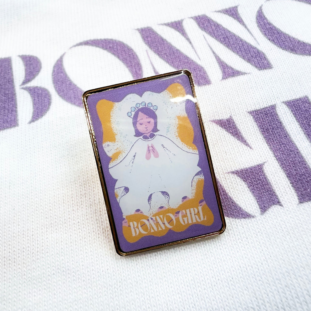 【吉住の聞かん坊な煩悩ガール】（受注生産）BONNO GIRL ピンバッジ