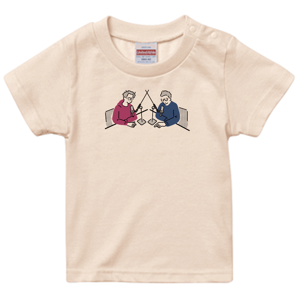 【ヤーレンズのラジオの虎】スタンダードTシャツ_ベビー用（受注製造）-GERA公式グッズ