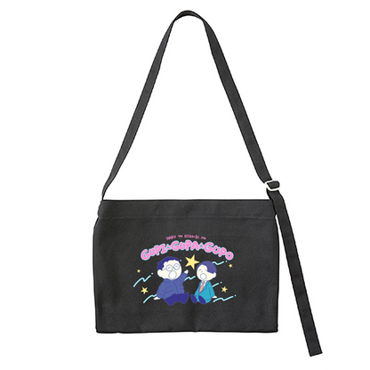 【春とヒコーキのグピ☆グパ☆グポ】ビッグショルダーバッグ（受注製造）-GERA公式グッズ